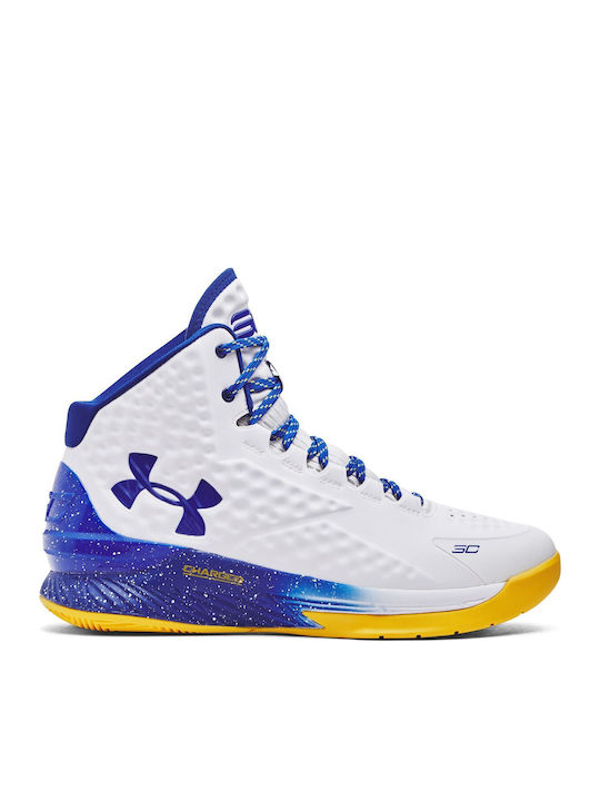 Under Armour Curry Retro 3024397-101 Ψηλά Μπασκετικά Παπούτσια