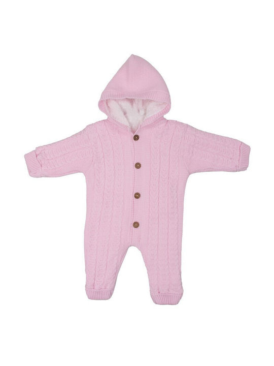 Kamtex Baby Set Body pentru Bebeluși de Ieșire Roz