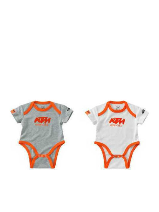 KTM Σετ Κορμάκια WHITE/ORANGE & GREY/ORANGE