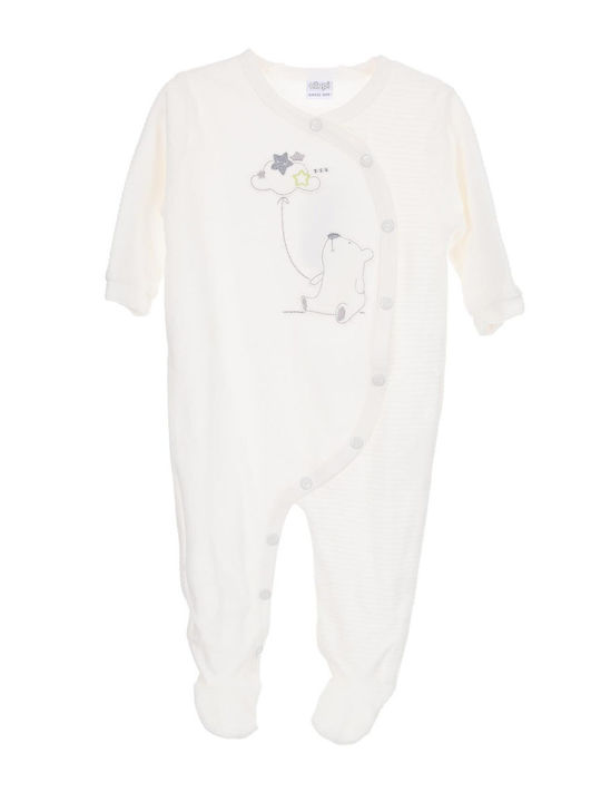 Ellepi Baby Bodysuit Set Velvet White