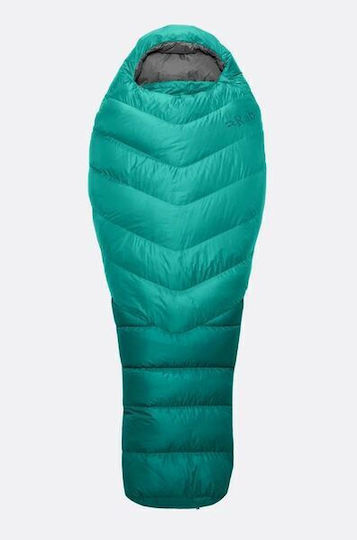 Rab Sleeping Bag Μονό Women's Alpine 600 Peacock Green