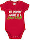kirikoko All Mommy Wants Is A Silent Night Christmas Kurzärmelig Bright Red