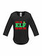 kirikoko Call Me Elf One More Time Christmas Long-Sleeved Black