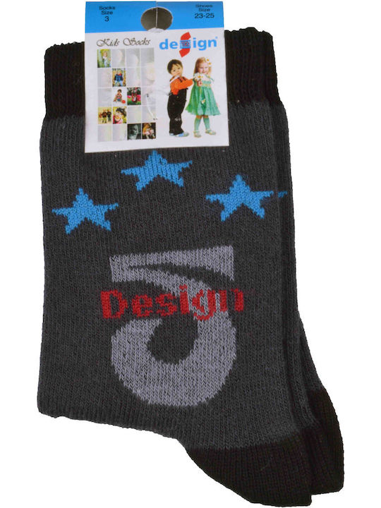 Design Kids' Socks Charcoal