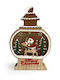 +Efo Christmas Wood Lantern 17x11cm