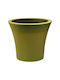Atmosphera City20 Vază Pentru Plante Din Plastic Verde 20x20x17.5cm