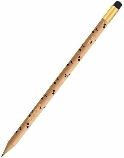 interDRUK Line Art Pencil HB with Eraser Cherry (Various Designs)