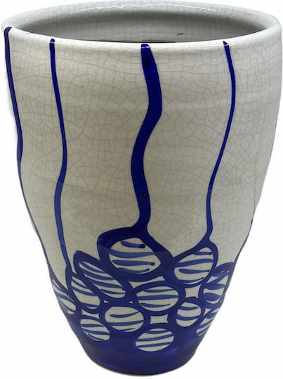 Angiolina Keramik Vase Blau 18xH29cm Angiolina Keramik Vase Blau 18xH29cm