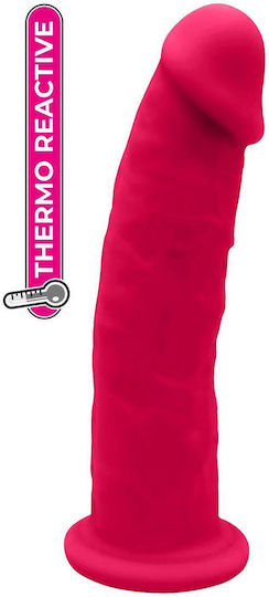 Dream Toys Real Love Ρεαλιστικό Dildo με Βεντούζα Φούξια 19cm