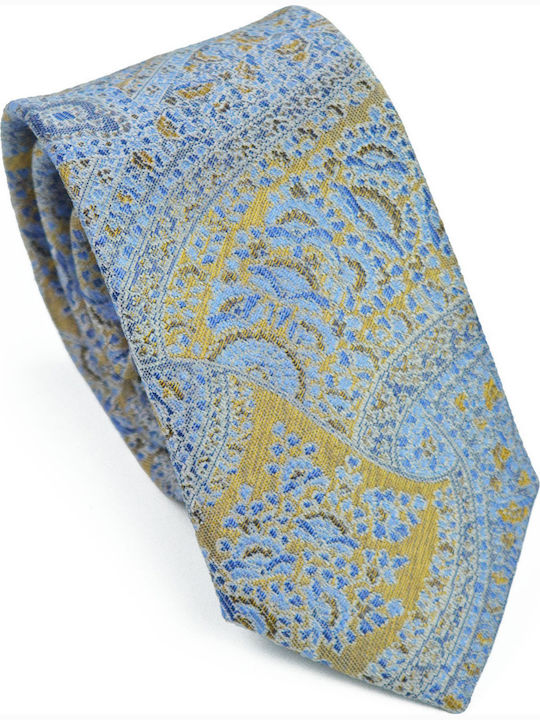 Octopus Men's Tie Silk Printed in Beige Color