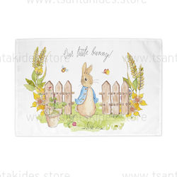 Tsantakides Baptism Placemat Fabric, Rabbit