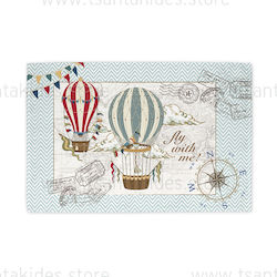 Tsantakides Servet Individual Botez Balon Cu Aer Cald