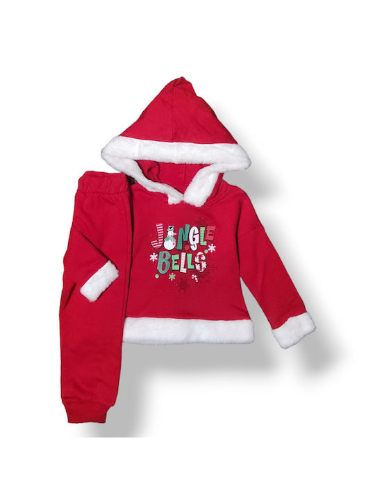 Set pentru copii cu pantaloni & haină De iarnă 2buc Red.