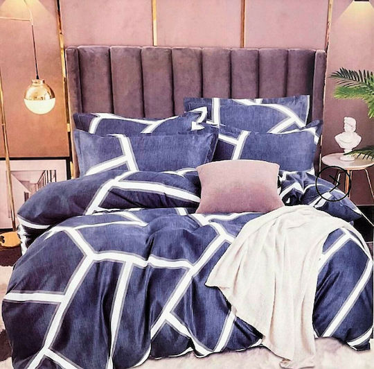 Woman's Fashion Set Queen 4pcs 220x240cm Blue Woman's Fashion Set Queen 4pcs 220x240cm Blue