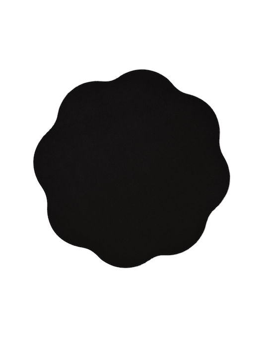 Tpster Placemats Piele ecologică Negru 1buc