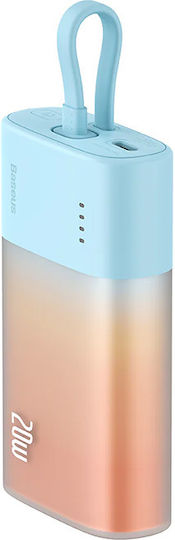 Baseus Popsicle (USB-C) Power Bank 5200mAh 20W με Θύρα USB-C Πορτοκαλί
