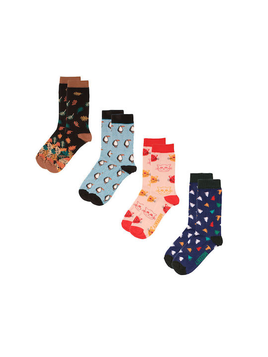 Modernity Damen Socken Mehrfarbig 4Pack