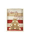 TnS Illuminated Christmas Wooden Figure Frame Beige Frame Beige Height 35.5cm Tree