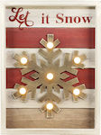 TnS Illuminated Christmas Wooden Figure Frame B...