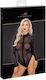 Noir Handmade Sexy Κορμάκι Small Μαύρο