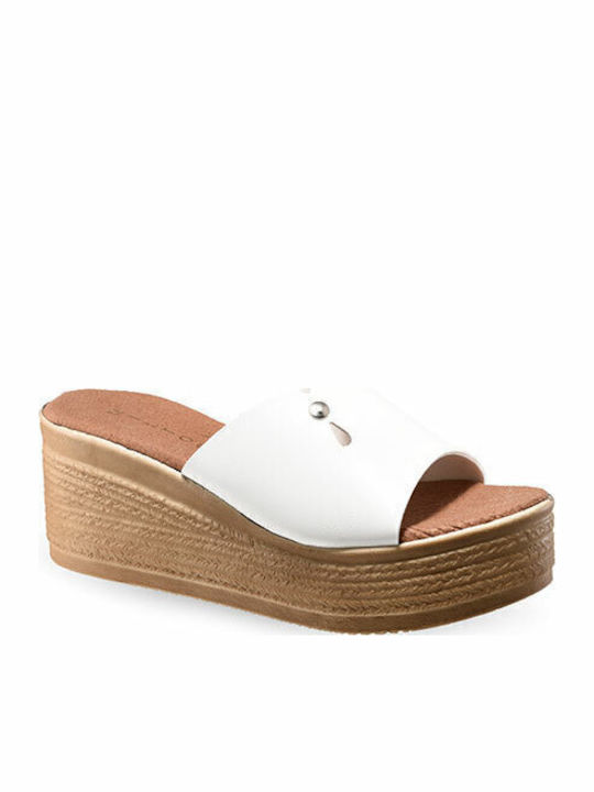 MelShoes Πλατφόρμες Weiß