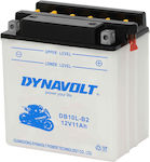 Dynavolt Μπαταρία Μοτοσυκλέτας DB10L-B2 με Χωρητικότητα 11Ah