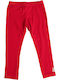 Benetton Leggings pentru Copii Long Red