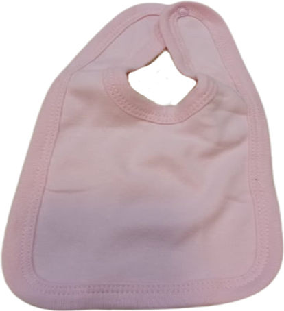 Lätzchen aus 100% Baumwolle mit Taste Pink