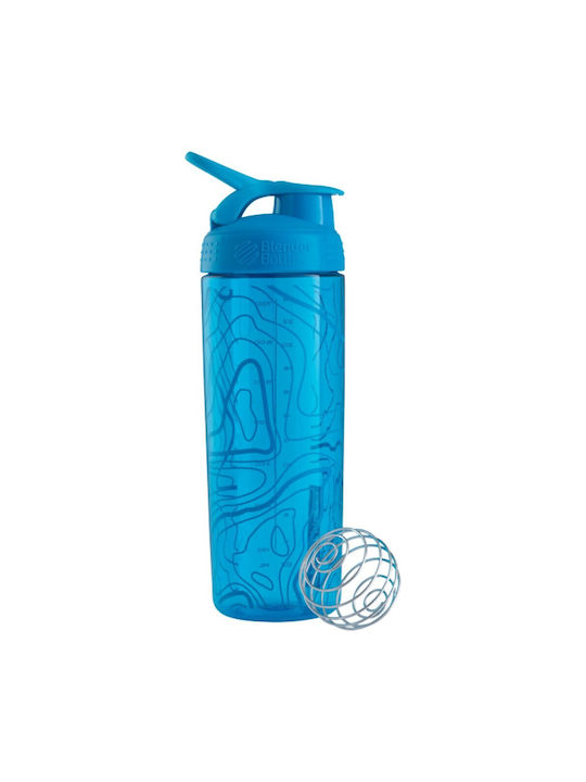 Blender Bottle Shaker Proteine 820ml Plastic Blue