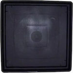 Plastona 10059064 Square Plate Pot Black 26x26cm