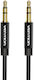 Vention Vention 3.5mm Jack Cable - 3.5mm Male to 3.5mm Male Black 0.5m with Gold Plated Terminals