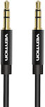 Vention 3.5mm male - 3.5mm male Cable Black 1.5m (056187)