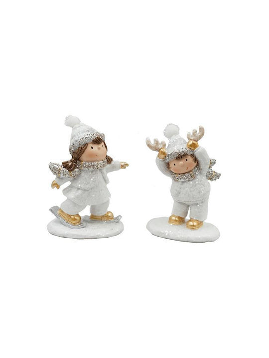+Efo Christmas Plastic Figure Toddler Height 9.5cm 2pcs