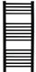 Elegant Towel Rail Bathroom 1600x400 738kcal/h Black