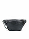 Black Leather Women's Crossbody Bag