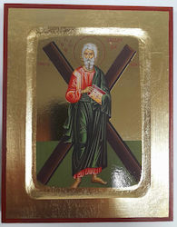 Wooden St. Andrew Icon 14x18cm