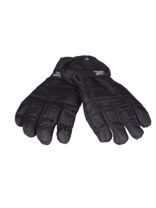 Men's Fleece Gloves Black Επένδυση