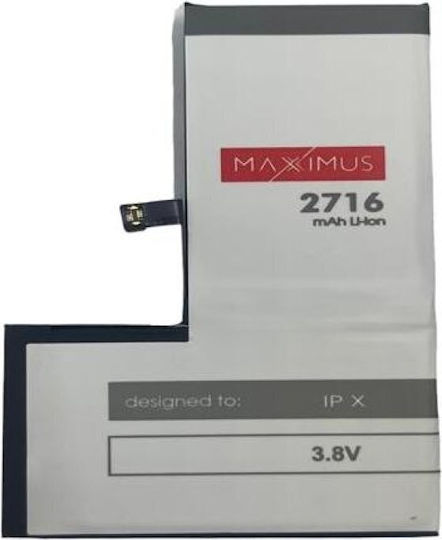 Maxximus Συμβατή Μπαταρία Αντικατάστασης 2716mAh για iPhone XAPPLE IPHONE X
