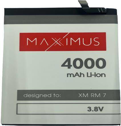 Maxximus Συμβατή Μπαταρία Αντικατάστασης 4000mAh για Xiaomi Redmi 7