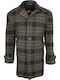 Men's Half Coat Plaid