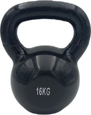 Profit Black Vinyl Kettlebell 16kg