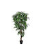 vidaXL Artificial Decorative Branch Green 120cm 1pcs