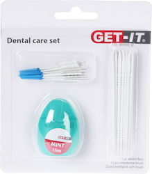 Set De Îngrijire Dentară Cu Ață Dentară Scobitori Dentare Și Periuțe Interdentare