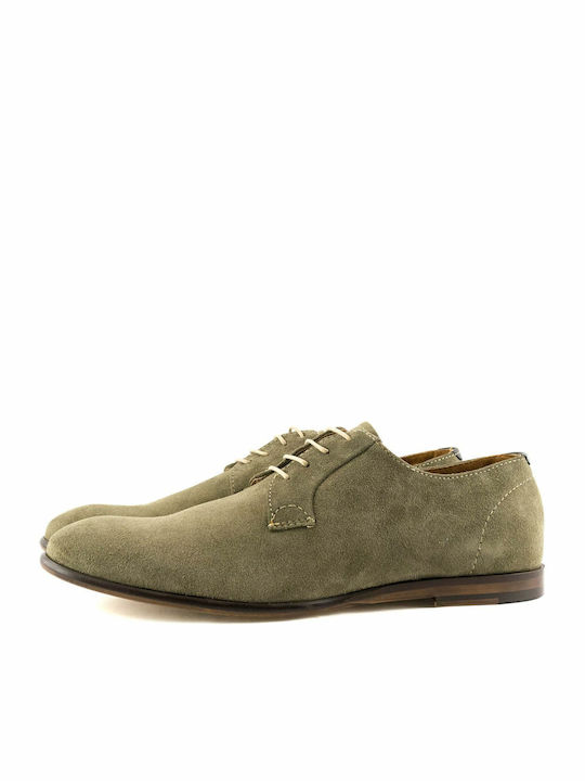 Men's Leather Casual Shoes Green