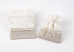 Palma Emporio Wedding Favor Pouch with Lace