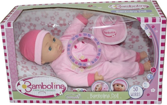 Just Toys Bambolina Baby Doll For 2+ Years 40 cm