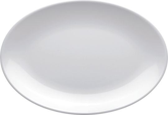Horecabar Servierplatte Oval Kunststoff Weiß 50x22cm 1Stück