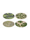 Atmosphera Platou Decorativ Rotundă Ceramică Verde 1buc 40x40buc