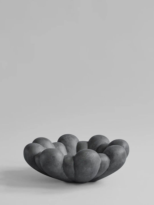 101 Copenhagen Dekorative Platte Keramik Gray 1Stück 16x44cm