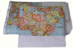 Decocraft Worldmap Christening Oilcloths 2 Pieces